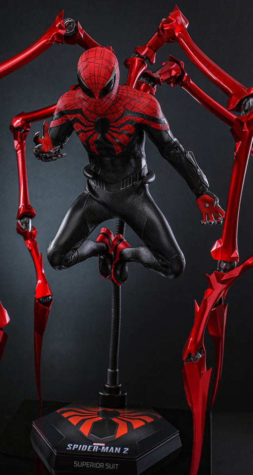 Marvels Spider-Man 2: Peter Parker - Superior Suit, 1/6 Figur von Hot Toys