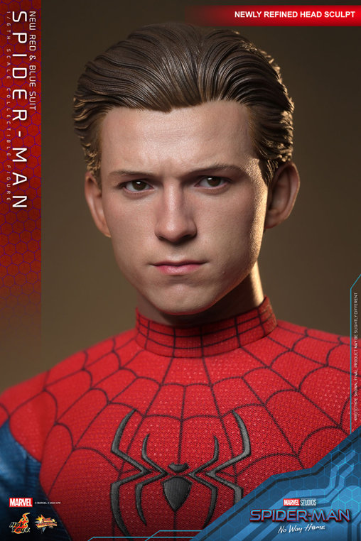 Spider-Man - No Way Home: Spider-Man - New Red and Blue Suit, 1/6 Figur von Hot Toys