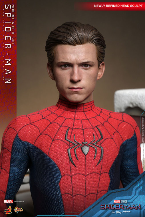 Spider-Man - No Way Home: Spider-Man - New Red and Blue Suit, 1/6 Figur von Hot Toys