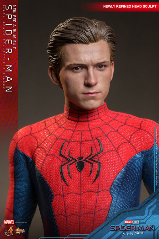 Spider-Man - No Way Home: Spider-Man - New Red and Blue Suit, 1/6 Figur von Hot Toys