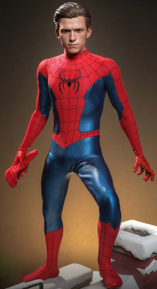 Spider-Man - No Way Home: Spider-Man - New Red and Blue Suit, 1/6 Figur von Hot Toys