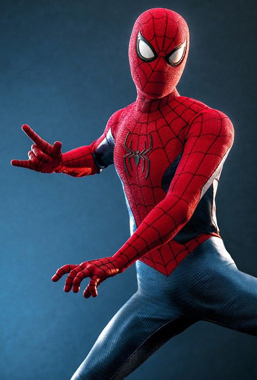 Spider-Man - No Way Home: Spider-Man - New Red and Blue Suit, 1/6 Figur von Hot Toys