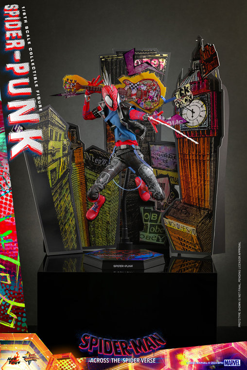 Spider-Man - Across the Spider-Verse: Spider-Punk, 1/6 Figur von Hot Toys