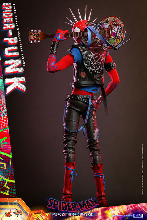 Spider-Man - Across the Spider-Verse: Spider-Punk, 1/6 Figur von Hot Toys