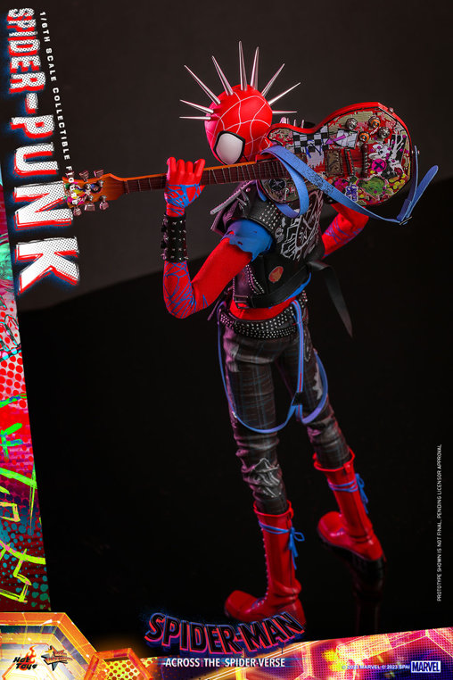 Spider-Man - Across the Spider-Verse: Spider-Punk, 1/6 Figur von Hot Toys