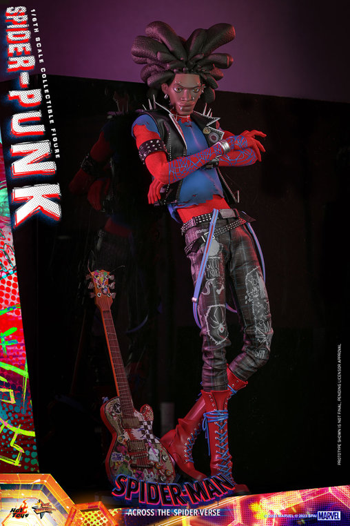 Spider-Man - Across the Spider-Verse: Spider-Punk, 1/6 Figur von Hot Toys