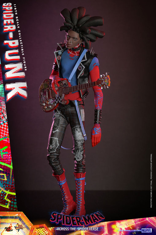 Spider-Man - Across the Spider-Verse: Spider-Punk, 1/6 Figur von Hot Toys