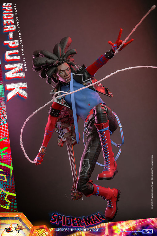Spider-Man - Across the Spider-Verse: Spider-Punk, 1/6 Figur von Hot Toys