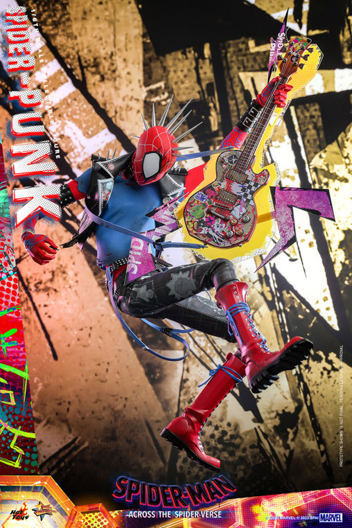 Spider-Man - Across the Spider-Verse: Spider-Punk, 1/6 Figur von Hot Toys