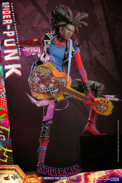 Spider-Man - Across the Spider-Verse: Spider-Punk, 1/6 Figur von Hot Toys
