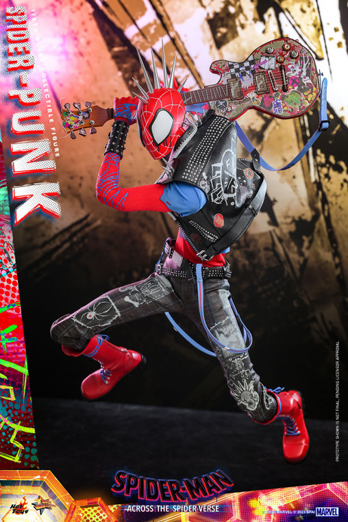 Spider-Man - Across the Spider-Verse: Spider-Punk, 1/6 Figur von Hot Toys