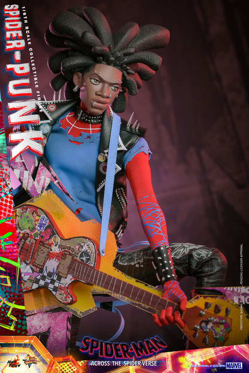 Spider-Man - Across the Spider-Verse: Spider-Punk, 1/6 Figur von Hot Toys