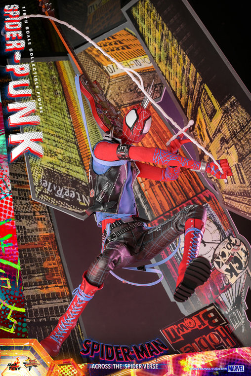 Spider-Man - Across the Spider-Verse: Spider-Punk, 1/6 Figur von Hot Toys