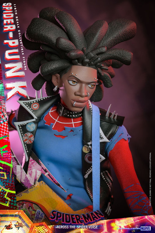 Spider-Man - Across the Spider-Verse: Spider-Punk, 1/6 Figur von Hot Toys
