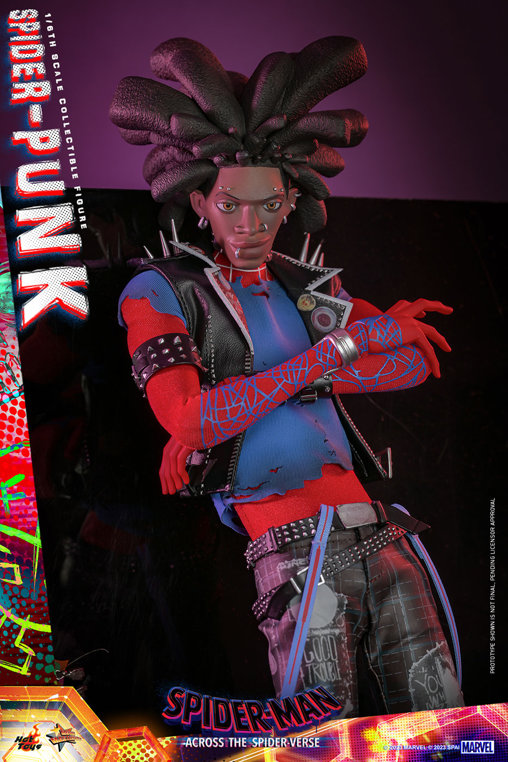 Spider-Man - Across the Spider-Verse: Spider-Punk, 1/6 Figur von Hot Toys