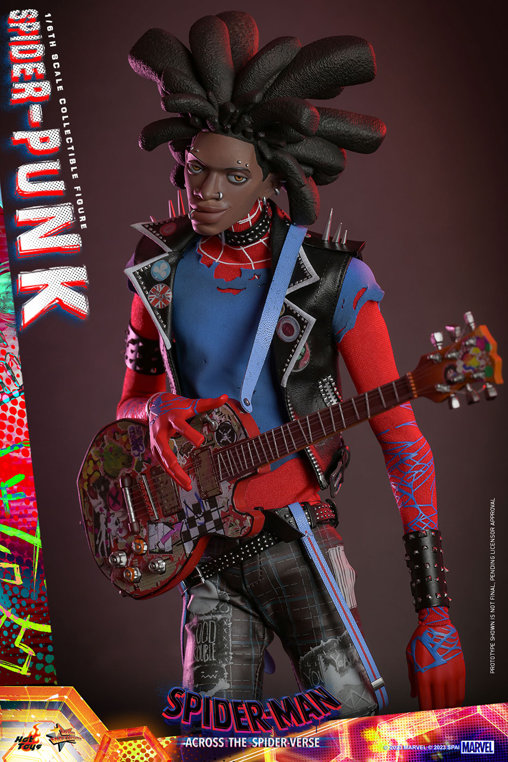 Spider-Man - Across the Spider-Verse: Spider-Punk, 1/6 Figur von Hot Toys