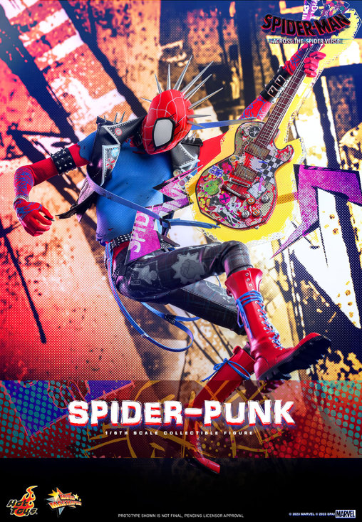 Spider-Man - Across the Spider-Verse: Spider-Punk, 1/6 Figur von Hot Toys