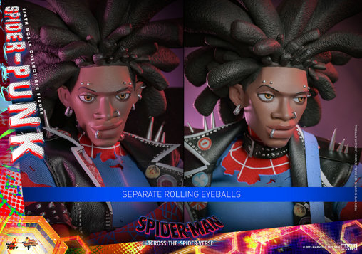 Spider-Man - Across the Spider-Verse: Spider-Punk, 1/6 Figur von Hot Toys