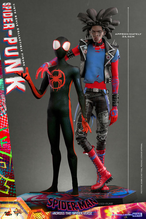 Spider-Man - Across the Spider-Verse: Spider-Punk, 1/6 Figur von Hot Toys