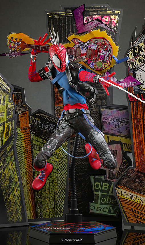 Spider-Man - Across the Spider-Verse: Spider-Punk, 1/6 Figur von Hot Toys