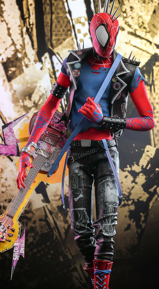 Spider-Man - Across the Spider-Verse: Spider-Punk, 1/6 Figur von Hot Toys