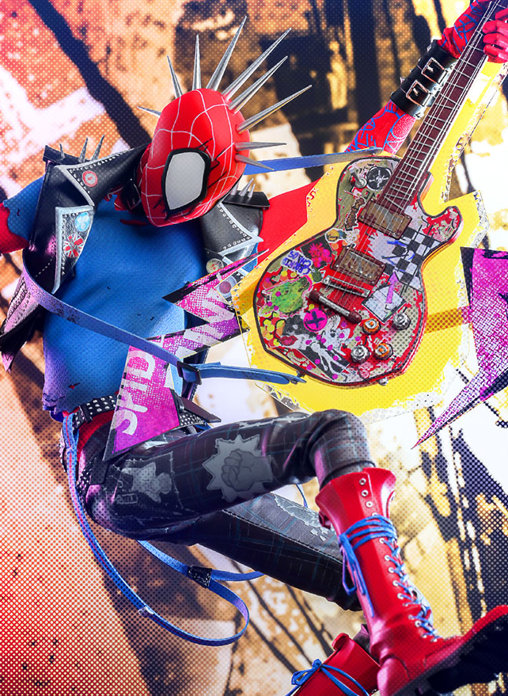 Spider-Man - Across the Spider-Verse: Spider-Punk, 1/6 Figur von Hot Toys