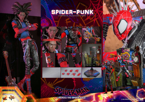Spider-Man - Across the Spider-Verse: Spider-Punk, 1/6 Figur von Hot Toys