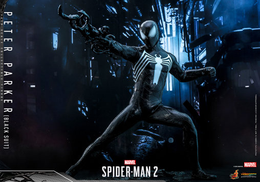 Spider-Man 2: Peter Parker - Black Suit, 1/6 Figur von Hot Toys