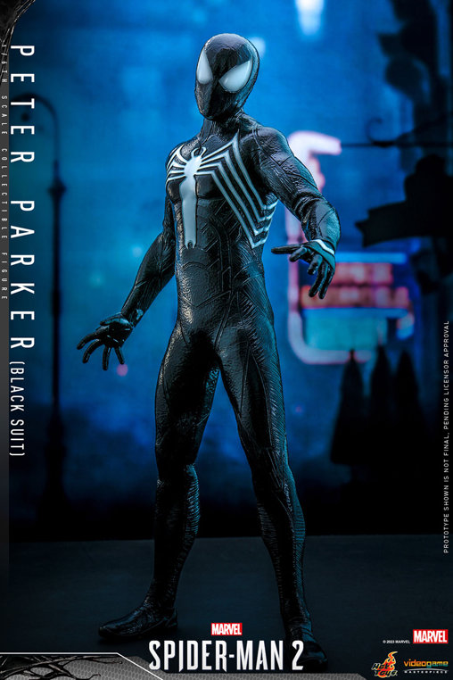 Spider-Man 2: Peter Parker - Black Suit, 1/6 Figur von Hot Toys