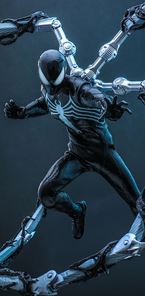 Spider-Man 2: Peter Parker - Black Suit, 1/6 Figur von Hot Toys