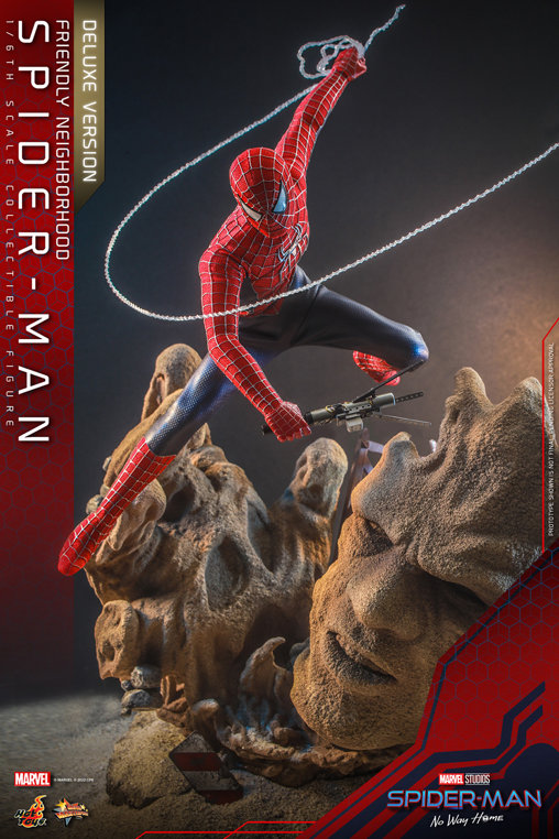 Spider-Man - No Way Home: Friendly Neighborhood Spider-Man - Deluxe, 1/6 Figur von Hot Toys