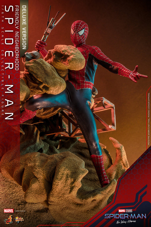 Spider-Man - No Way Home: Friendly Neighborhood Spider-Man - Deluxe, 1/6 Figur von Hot Toys