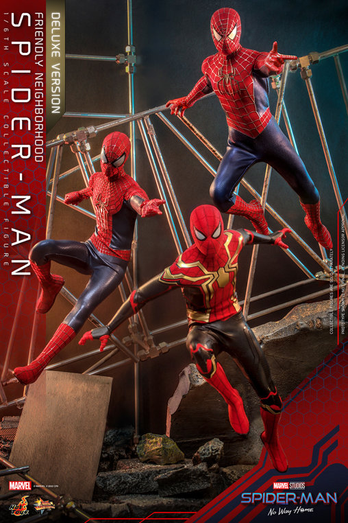 Spider-Man - No Way Home: Friendly Neighborhood Spider-Man - Deluxe, 1/6 Figur von Hot Toys