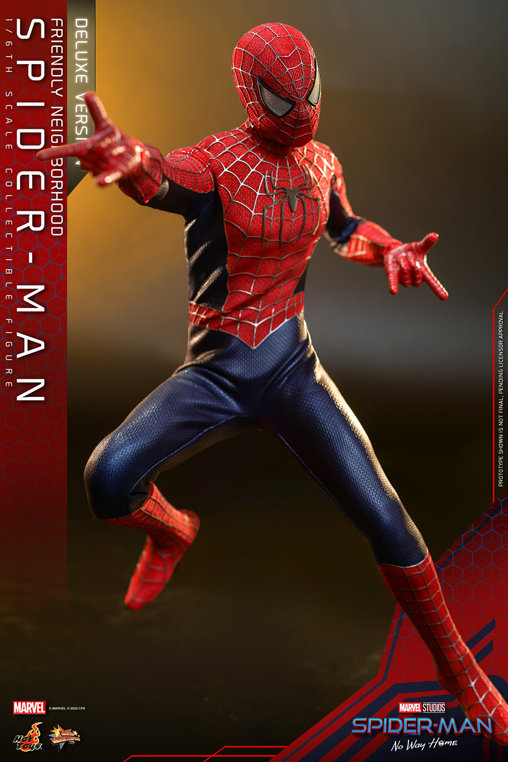 Spider-Man - No Way Home: Friendly Neighborhood Spider-Man - Deluxe, 1/6 Figur von Hot Toys