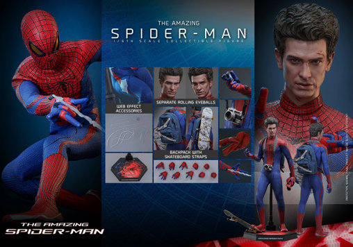 The Amazing Spider-Man: Spider-Man, 1/6 Figur von Hot Toys