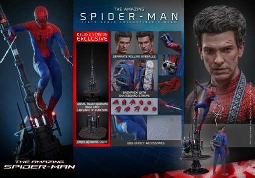 The Amazing Spider-Man: Spider-Man - Deluxe, 1/6 Figur von Hot Toys