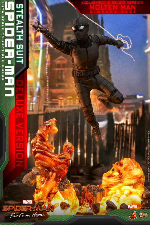 Spider-Man - Far From Home: Spider-Man Stealth Suit - Deluxe, 1/6 Figur von Hot Toys