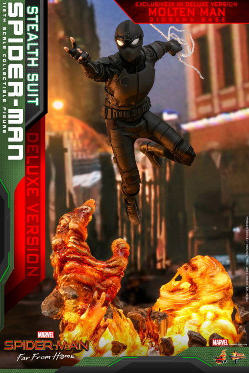 Spider-Man - Far From Home: Spider-Man Stealth Suit - Deluxe, 1/6 Figur von Hot Toys
