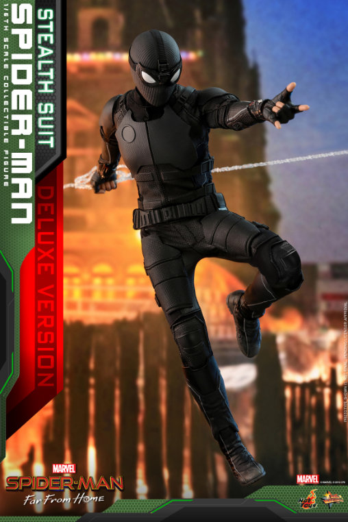 Spider-Man - Far From Home: Spider-Man Stealth Suit - Deluxe, 1/6 Figur von Hot Toys