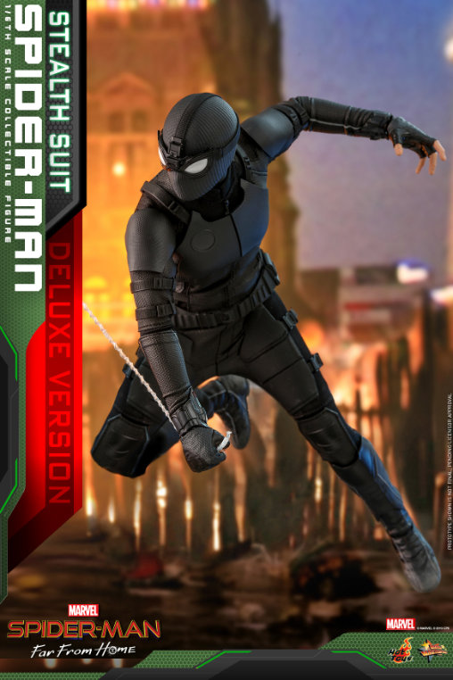 Spider-Man - Far From Home: Spider-Man Stealth Suit - Deluxe, 1/6 Figur von Hot Toys