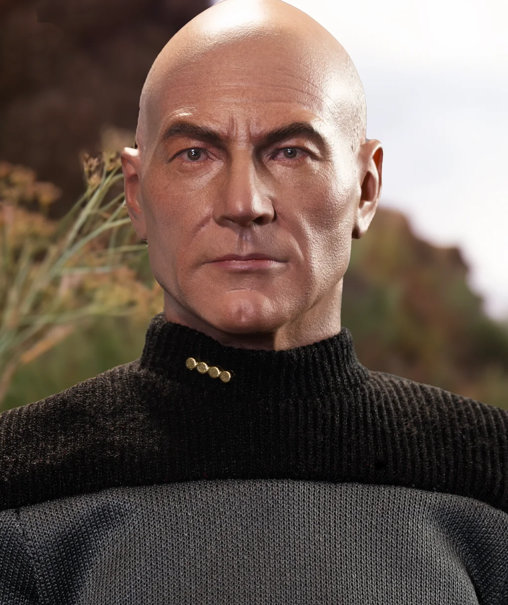 Star Trek - The Next Generation: Captain Jean-Luc Picard - Essential Darmok Uniform, 1/6 Figur von EXO-6