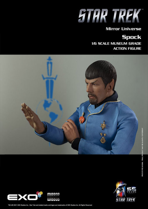 Star Trek: Spock - Mirror Universe, 1/6 Figur von EXO-6