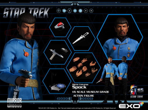 Star Trek: Spock - Mirror Universe, 1/6 Figur von EXO-6