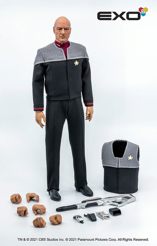 Star Trek - First Contact: Captain Jean-Luc Picard, 1/6 Figur von EXO-6