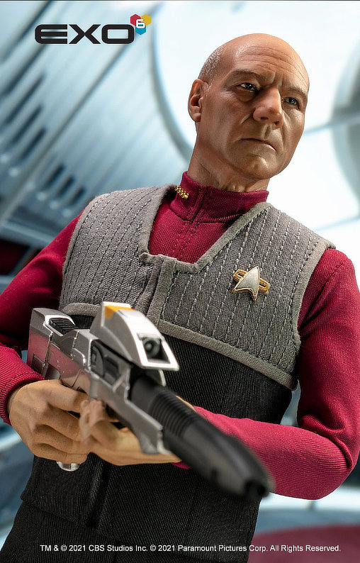 Star Trek - First Contact: Captain Jean-Luc Picard, 1/6 Figur von EXO-6