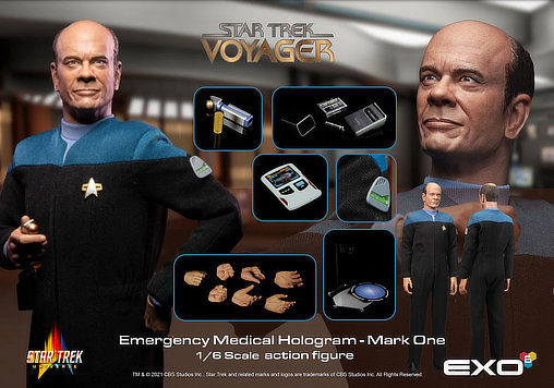 Star Trek - Voyager: The Doctor - Emergency Medical Hologram, 1/6 Figur von EXO-6
