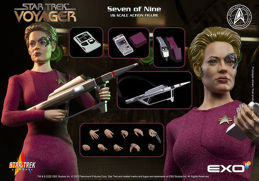 Star Trek - Voyager: Seven of Nine, 1/6 Figur von EXO-6