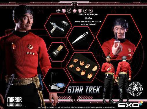 Star Trek: Hikaru Sulu - Mirror Universe, 1/6 Figur von EXO-6