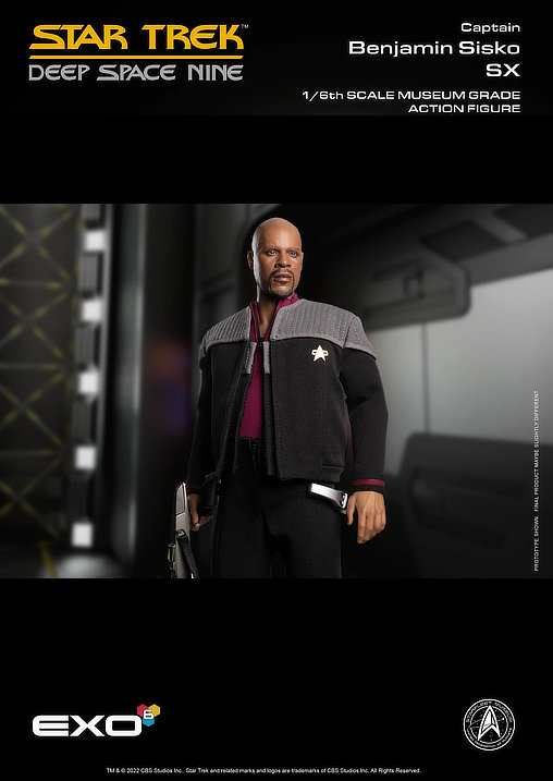 Star Trek - Deep Space Nine: Captain Benjamin Sisko, 1/6 Figur von EXO-6