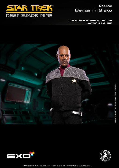 Star Trek - Deep Space Nine: Captain Benjamin Sisko, 1/6 Figur von EXO-6